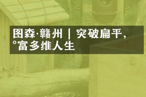 图森·赣州 | 突破扁平，丰富多维人生